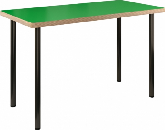 Стол Uno Green & Black зеленого цвета в аренду