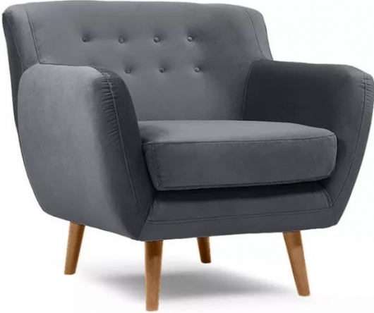 Кресло Edinburgh серого цвета в аренду