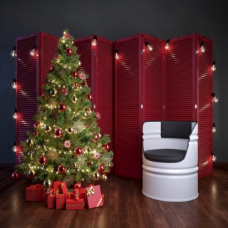 New Year Barrel White