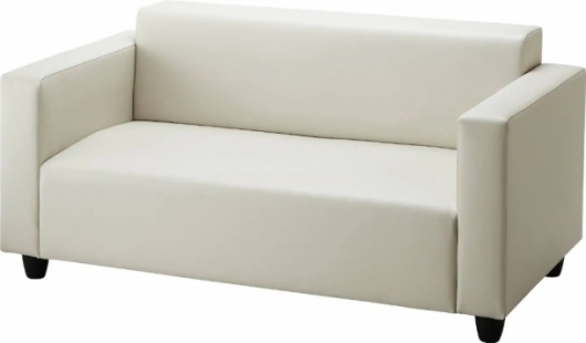 Двухместный диван Klobo бежевого цвета в аренду