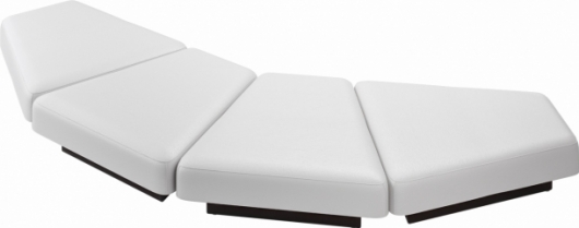 Модульный диван Rhyme Modular White белого цвета в аренду