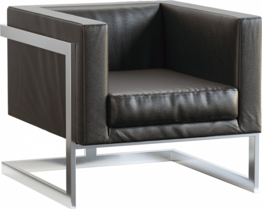 Кресло Andrian Silver Black черного цвета в аренду