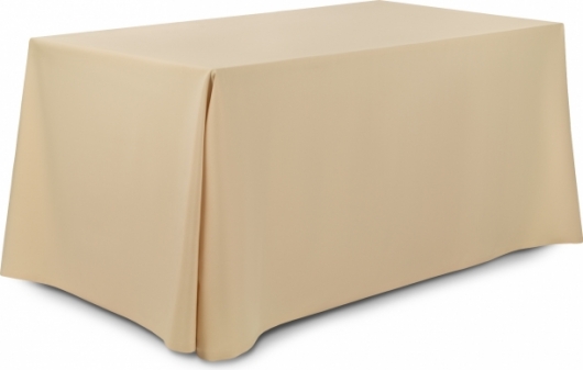 Скатерть прямоугольная Pantone 482 U бежевого цвета в аренду
