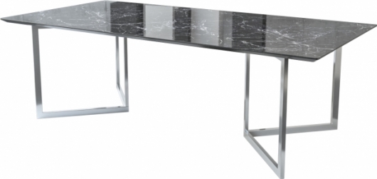 Стол Motus Silver Black мрамор в аренду