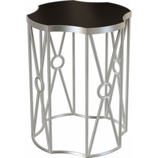 Журнальный стол Sun 55 Silver Black серебристого цвета в аренду