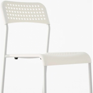 Стул Adde White белого цвета в аренду