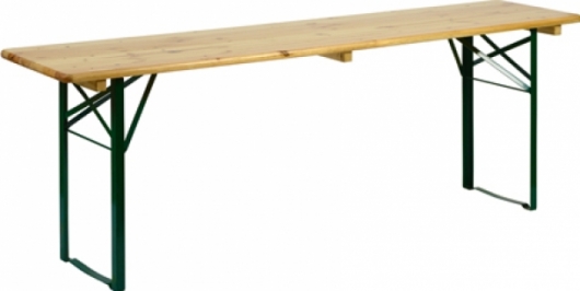 Банкетный стол Picnic натурального цвета в аренду