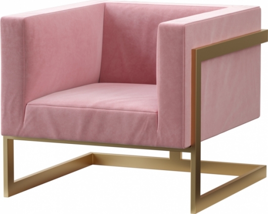 Кресло Andrian Pink в аренду