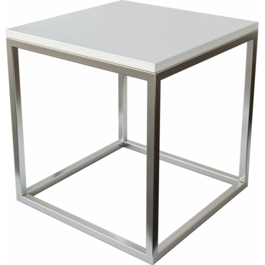 Журнальный стол Silver White серебристого цвета в аренду