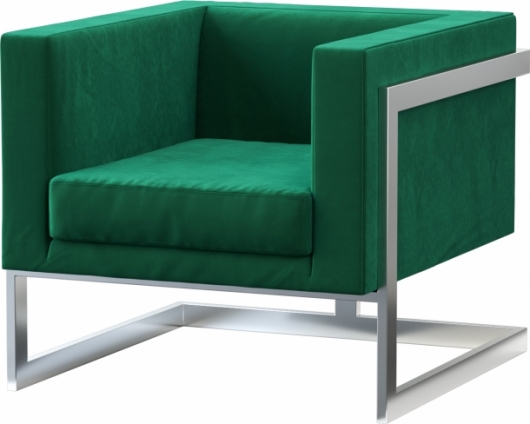 Кресло Andrian Silver Green в аренду