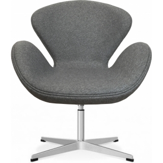 Кресло Swan Lux Grey серого цвета в аренду