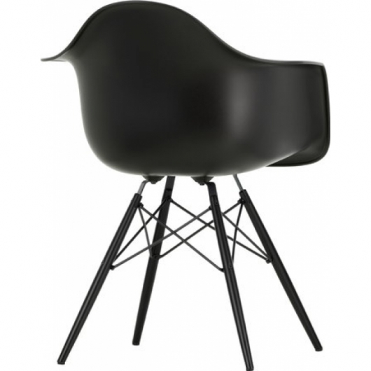 Стул Eames Basic Dark черного цвета в аренду