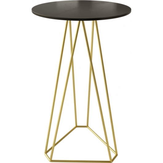 Фуршетный стол Rinfresco Gold&Black золотого цвета в аренду