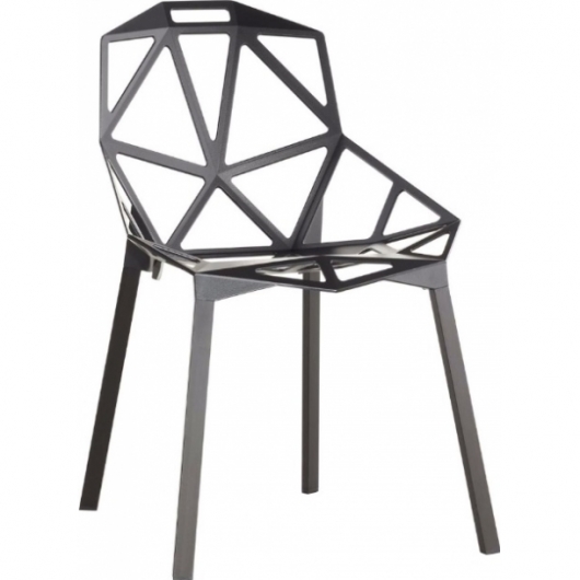 Стул One Black черного цвета в аренду