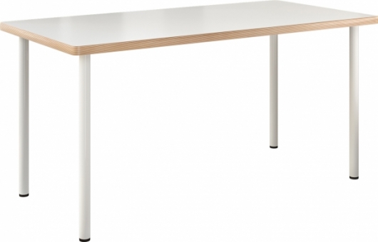 Стол Mid White белого цвета в аренду