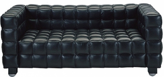 Двухместный диван Kubus Black черного цвета в аренду