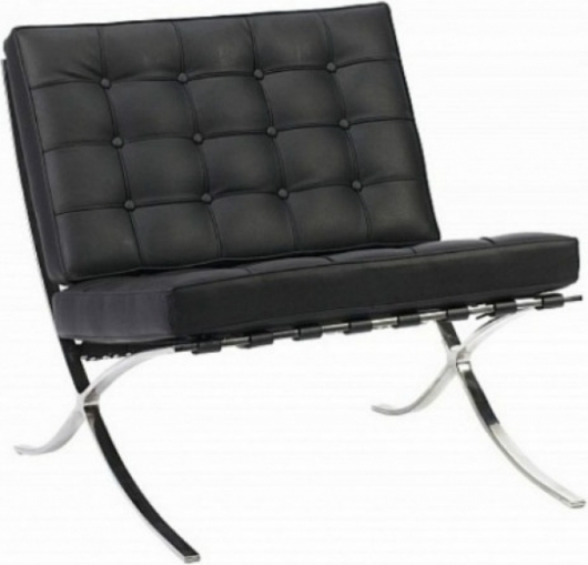 Кресло Barcelona Black черного цвета в аренду