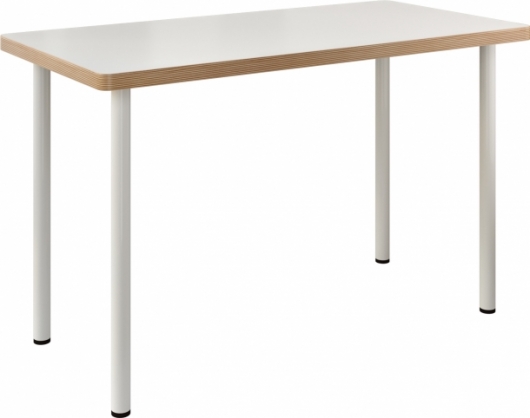 Стол Uno White белого цвета в аренду