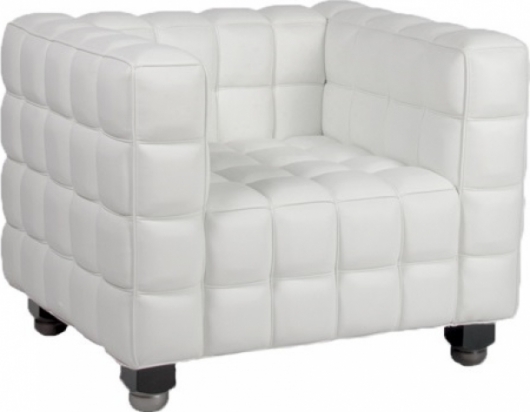 Кресло Kubus White белого цвета в аренду