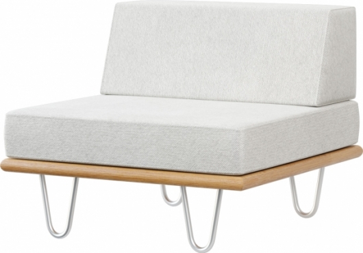 Модульная секция California White белого цвета в аренду