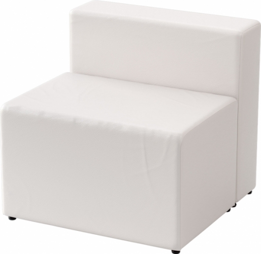 Модульная секция Block White белого цвета в аренду