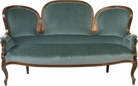 Трехместный диван Breeze бирюзового цвета в аренду