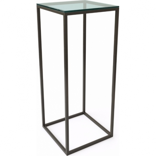 Фуршетный стол Black Glass в аренду