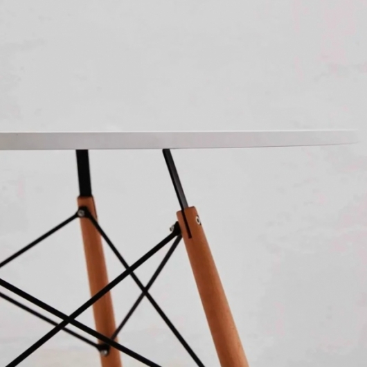 Банкетный стол Eames Style White белого цвета в аренду