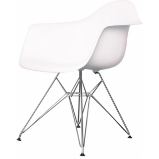Стул Eames DAR White белого цвета в аренду