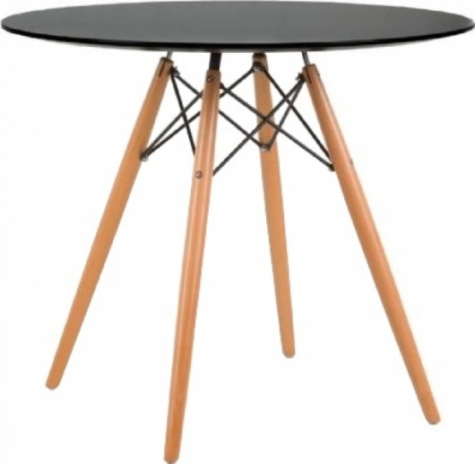 Банкетный стол Eames Style Black черного цвета в аренду