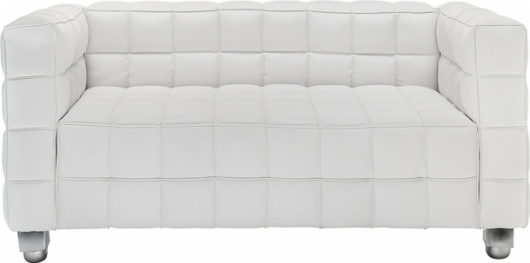 Двухместный диван Kubus White белого цвета в аренду