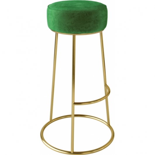 Барный стул Morbido Green зеленого цвета в аренду