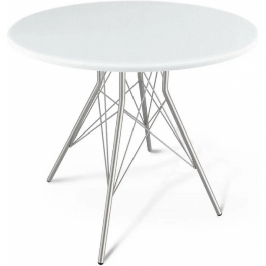 Стол Sheffilton White Chrome в аренду