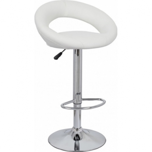 Барный стул Mira White белого цвета в аренду