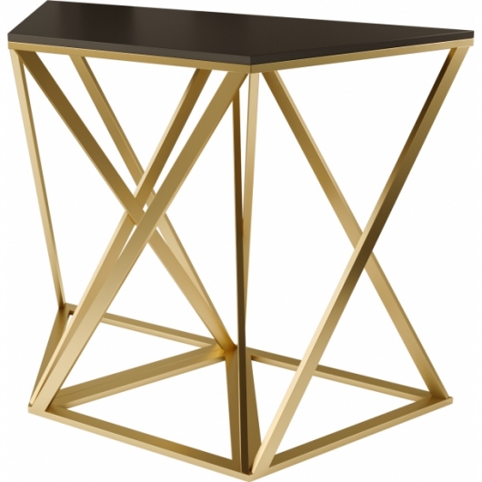 Консоль Set 3 Gold Black золотого цвета в аренду