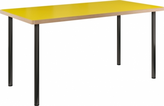 Стол Mid Yellow & Black красного цвета в аренду