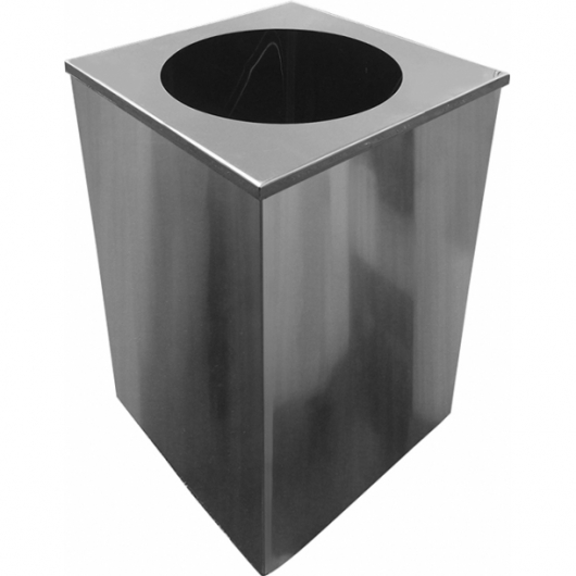 Урна Office Chrome серебристого цвета в аренду
