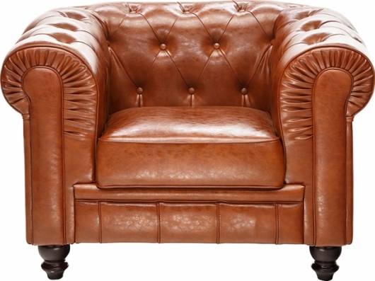 Кресло Chesterfield Classic коричневого цвета в аренду
