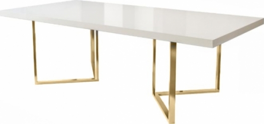 Банкетный стол Motus White Gold белого цвета в аренду
