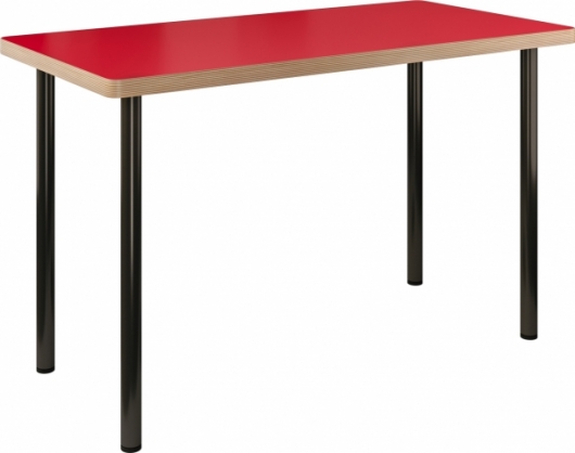 Стол Uno Red & Black красного цвета в аренду