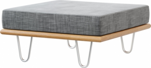 Пуф California Gray серого цвета в аренду