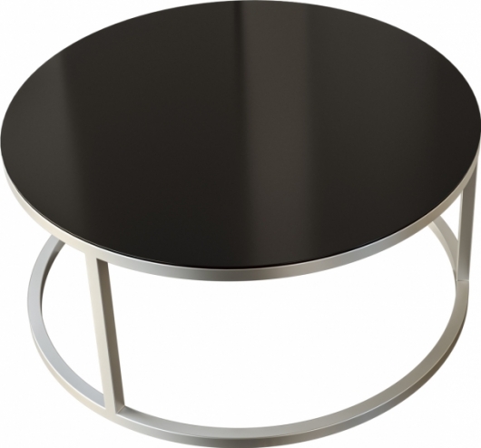 Журнальный стол Ring Silver & Black в аренду