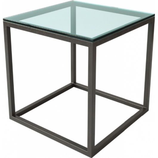 Журнальный стол Black Glass черного цвета в аренду