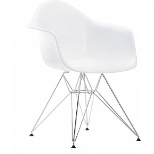 Стул Eames DAR White белого цвета в аренду