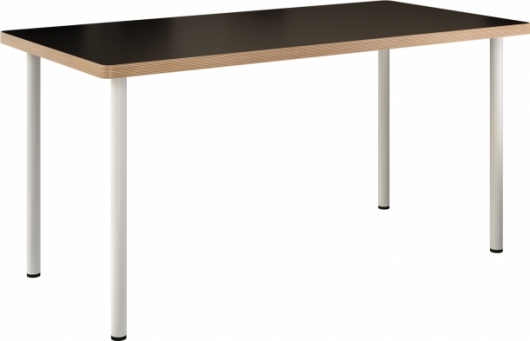 Стол Mid Black & White черного цвета в аренду