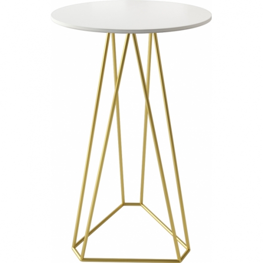 Фуршетный стол Rinfresco Gold&White золотого цвета в аренду