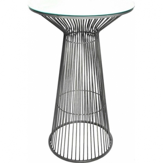 Коктейльный стол серебро в аренду