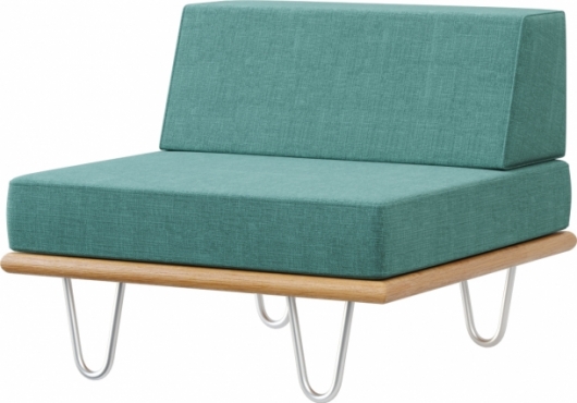 Модульная секция California Mint мятного цвета в аренду