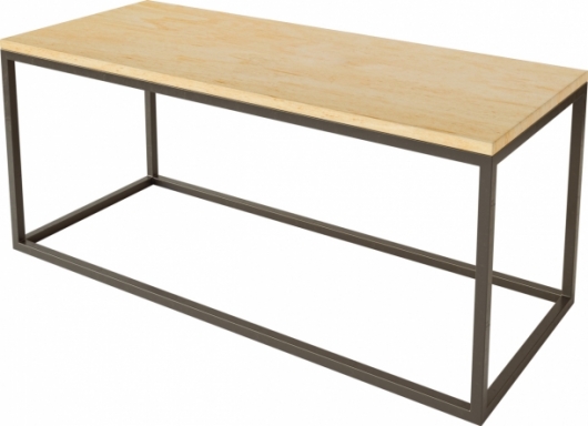 Банкетка Black Natural черного цвета в аренду