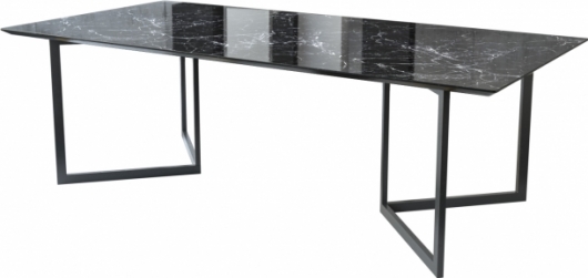 Стол Motus Black мрамор черного цвета в аренду